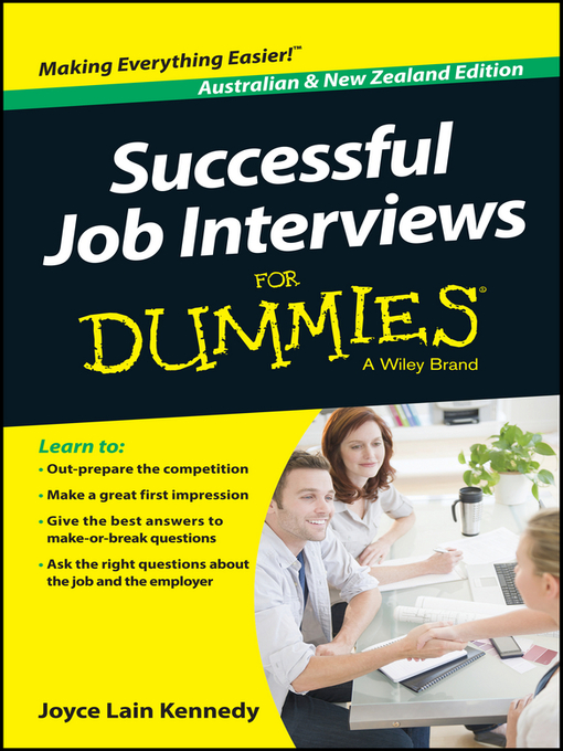 Kate Southam创作的Successful Job Interviews For Dummies作品的详细信息 - 可供借阅